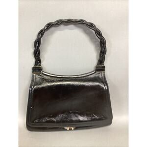 Etra Women’s Black Leather Purse Handbag Clutch